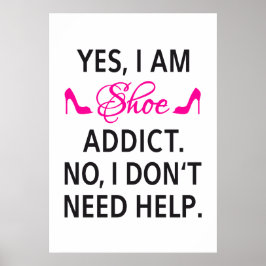 Plakatdesign, Schuhsucht Poster