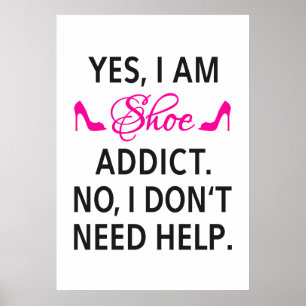 Plakatdesign, Schuhsucht Poster
