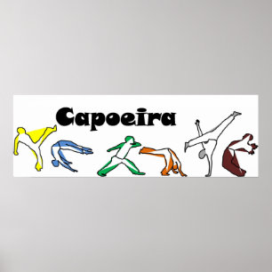 Plakatdruck capoeira Technikaxt Poster