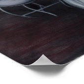 Plakatdruck der Ölmalerei "In Sheep's Clothing" Poster (Ecke)