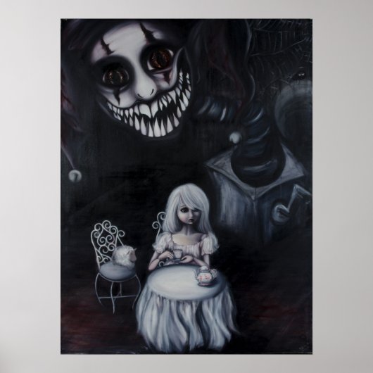 Plakatdruck der Ölmalerei "In Sheep's Clothing" Poster (Vorne)