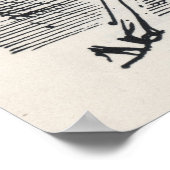 Plakatdruck für Pferderennen Poster (Ecke)