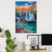 Plakatdruck Navajo Falls, Havasupai Arizona Poster (Heimbüro)