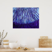 Plakatdruck - Stardust Forest Poster (Küche)