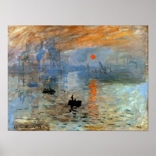 Plakatdrucke, Eindruck, Sonnenaufgang Poster (Vorne)