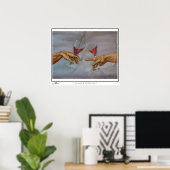 Plakate "a la santé de Michel Ange" (Heimbüro)