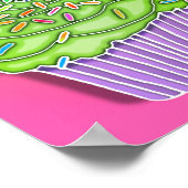 Plakate, Banner - Geburtstagskuchen Poster (Ecke)