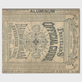 Plakate des Reisend-offizielle Führer-60ld Geschenkpapier