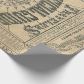 Plakate des Reisend-offizielle Führer-60ld Geschenkpapier (Ecke)