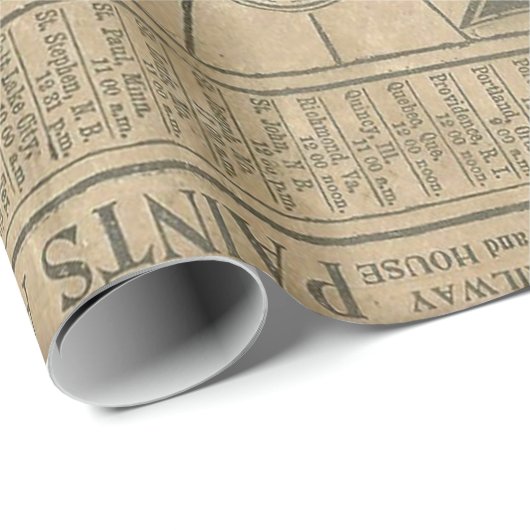 Plakate des Reisend-offizielle Führer-60ld Geschenkpapier (Rolleneckpunkt)