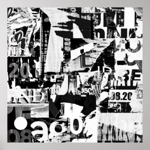 Plakate für verdrehte Straßenwerbung sammeln Backg