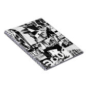 Plakate für verdrehte Straßenwerbung sammeln Backg Notizblock (Rechte Seite)