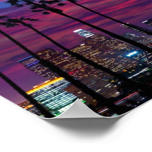 Plakate - Los Angeles Sunset (Ecke)