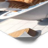Plakate machen Baden zu einer Freude für Ihre Katz (Ecke)