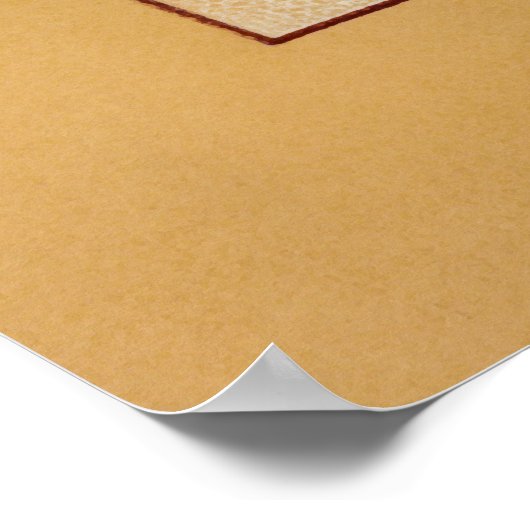 Plakate, Prints - Karussell Giraffe Poster (Ecke)