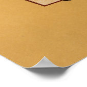 Plakate, Prints - Karussell-Rentier oder Elch Poster (Ecke)