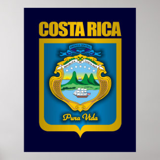 Plakate und Prints "Costa Rica Gold"