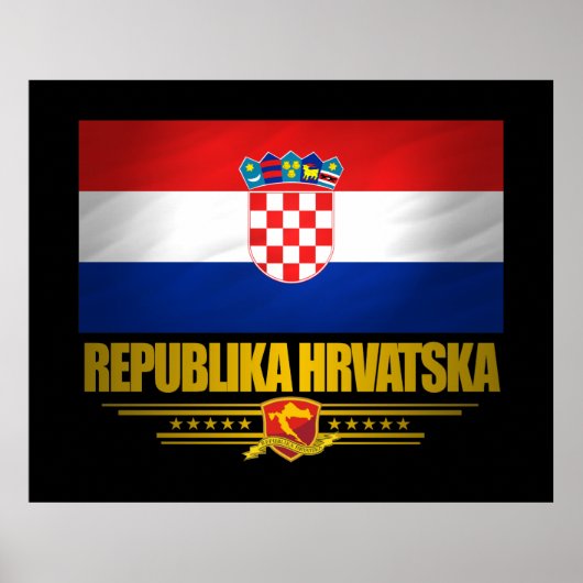 Plakate und Prints "Croat Pride" (Vorne)