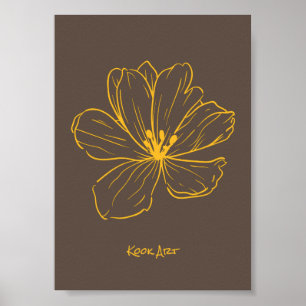 Plakate - Une petite fleur pour décorer vos murs
