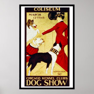 Plakate Vintag "Dog Show" Coliseun