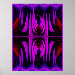 Plakateinfresser Abstrakt - Lila Poster