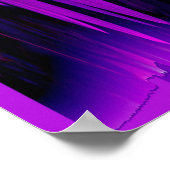 Plakateinfresser Abstrakt - Lila Poster (Ecke)