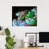 Plakatfarbene Schlangen Poster (Heimbüro)