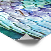 Plakatfarbene Schlangen Poster (Ecke)