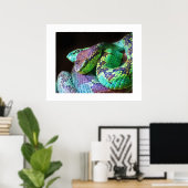 Plakatfarbene Schlangen Poster (Heimbüro)