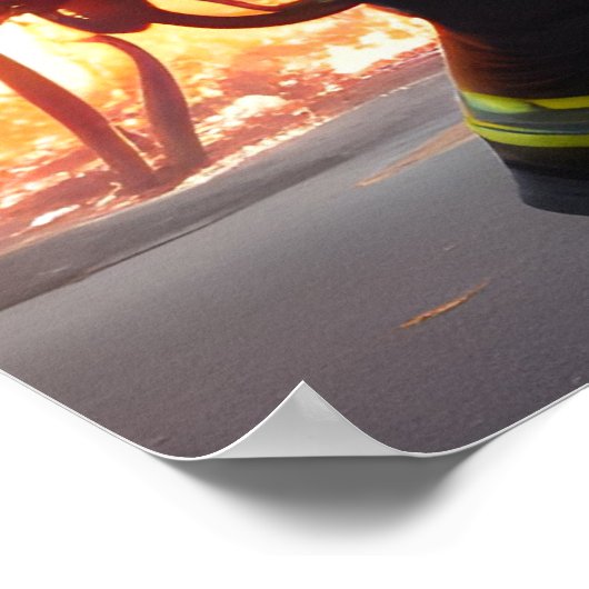 Plakatfeuer Poster (Ecke)