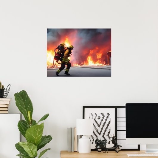 Plakatfeuer Poster (Heimbüro)