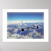 Plakatflugzeug Poster (Vorne)