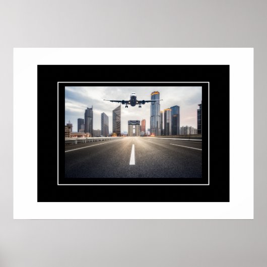 Plakatflugzeug Poster (Vorne)