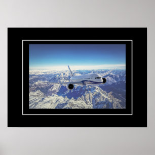 Plakatflugzeug Poster
