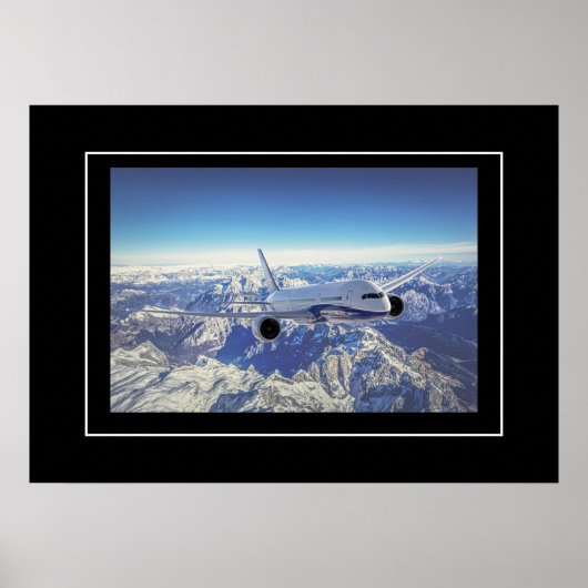 Plakatflugzeug Poster (Vorne)
