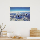 Plakatflugzeug Poster (Küche)
