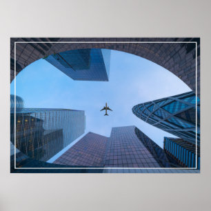 Plakatflugzeug Poster
