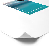 Plakatflugzeug Poster (Ecke)