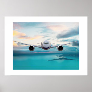 Plakatflugzeug Poster