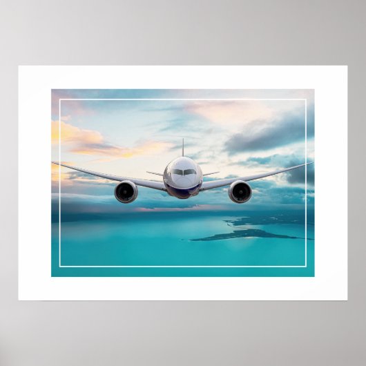 Plakatflugzeug Poster (Vorne)