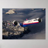 Plakatflugzeug Poster (Vorne)