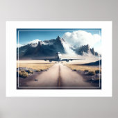 Plakatflugzeug Poster (Vorne)