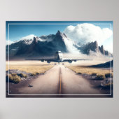 Plakatflugzeug Poster (Vorne)