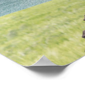 Plakatgebirgslandschaft Poster (Ecke)