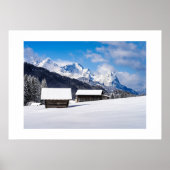 Plakatgebirgslandschaft Poster (Vorne)