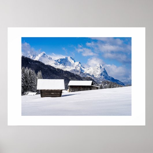 Plakatgebirgslandschaft Poster (Vorne)