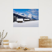 Plakatgebirgslandschaft Poster (Küche)