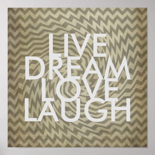 Plakatgrafienmuster mit Textanführungszeichen Poster (Vorne)