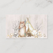 Plakatkarten für Kleinwald-Dusche Begleitkarte (Rückseite)