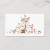 Plakatkarten für Kleinwald-Dusche Begleitkarte (Rückseite)